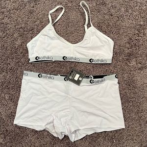 ETHIKA WOMEN'S BRA AND SHORT SET